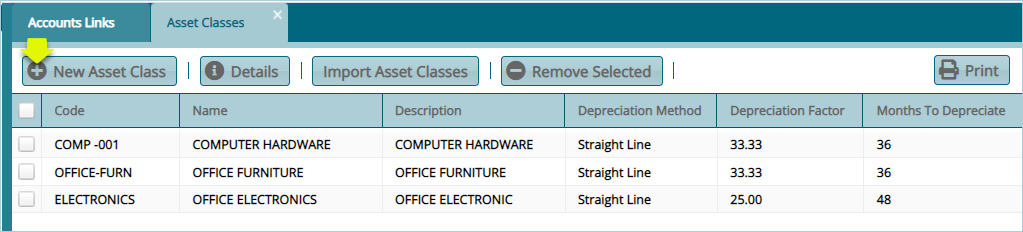 assets classes
