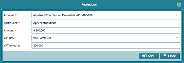 Receipt Line
