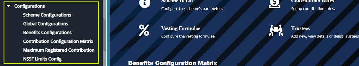 Scheme configurations