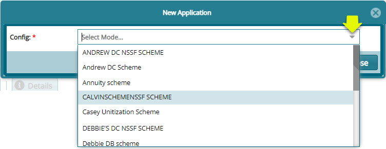 New NSSF application