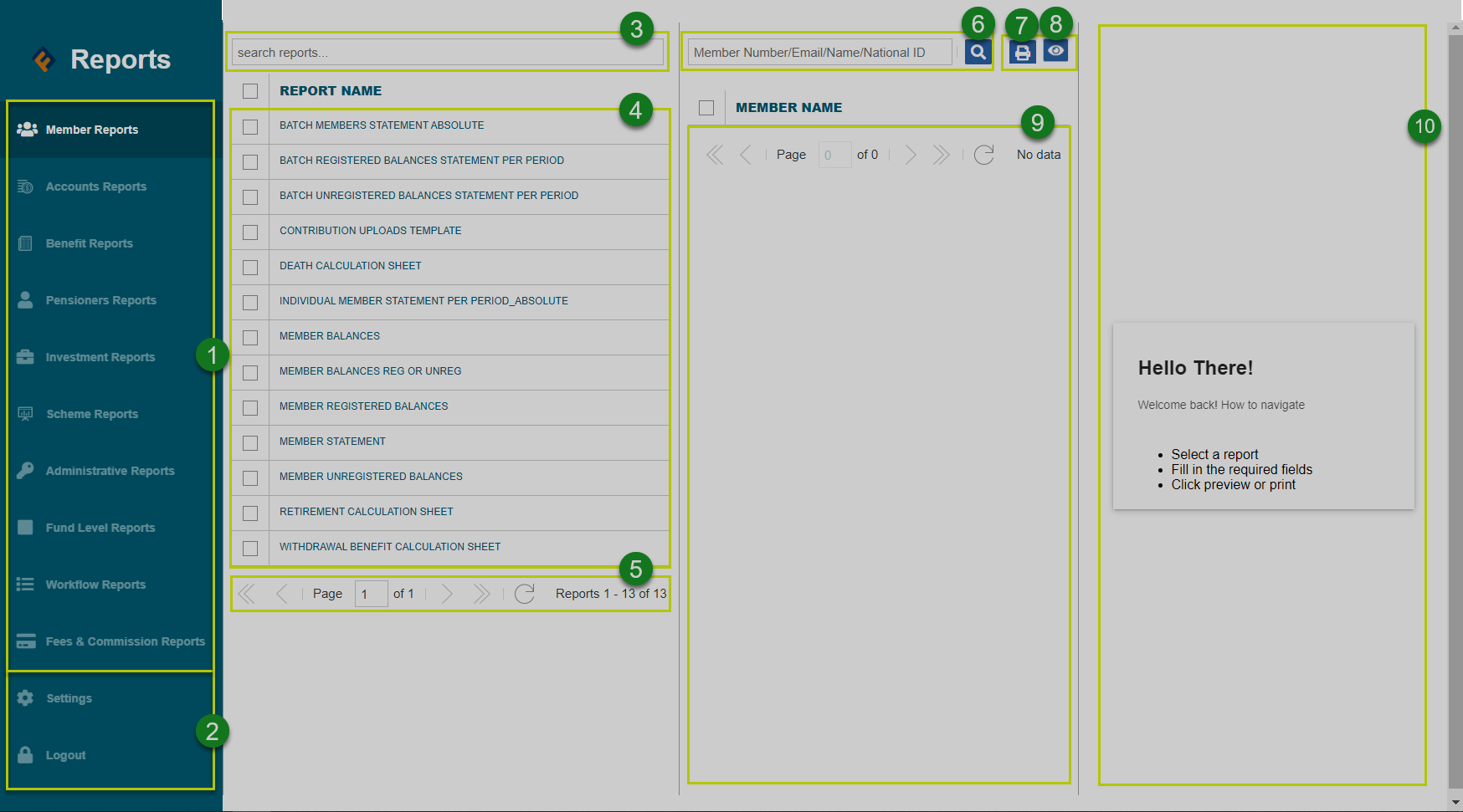Reports Module