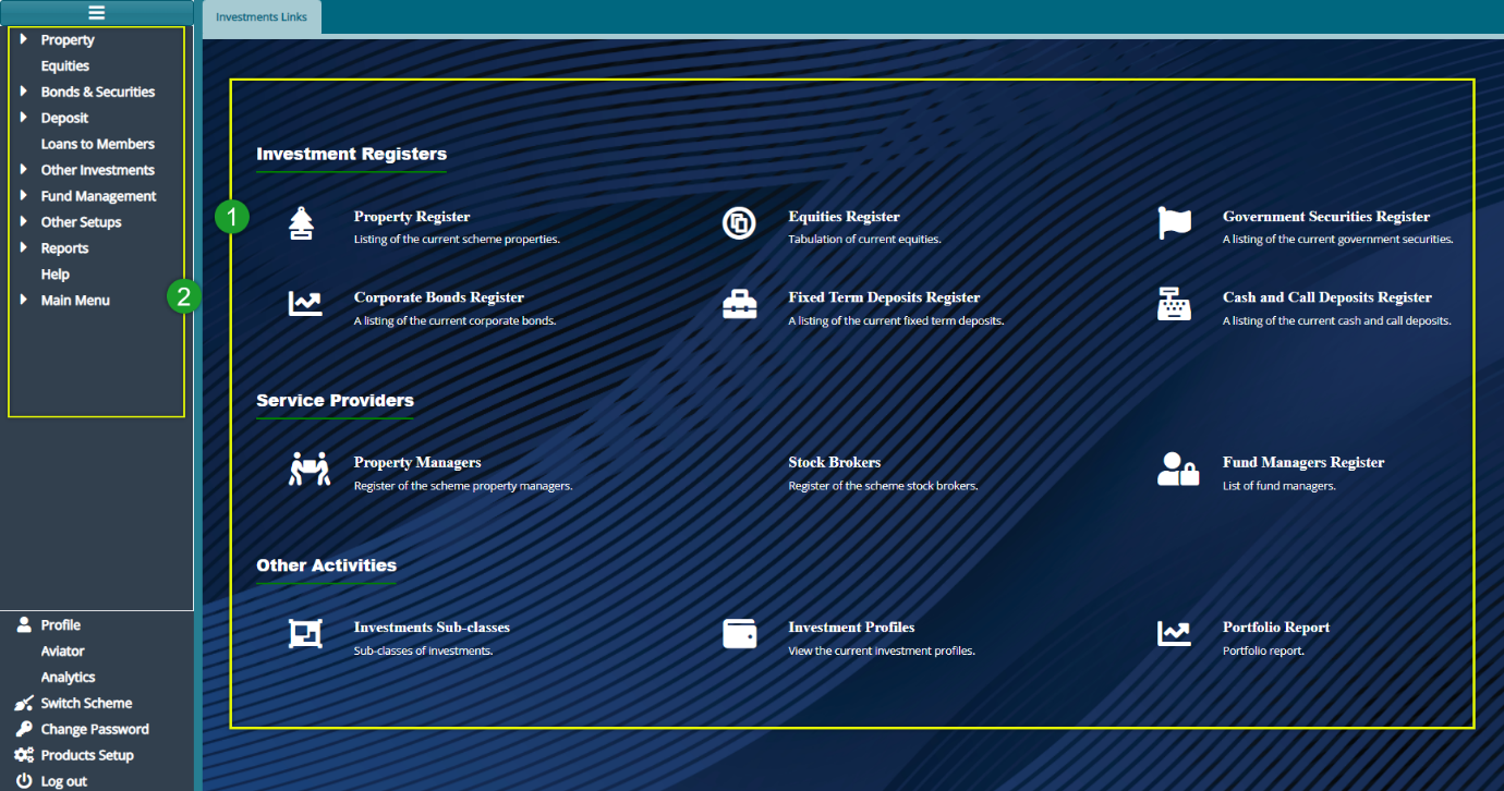 investments dashboard image