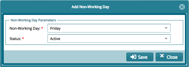 non working day image