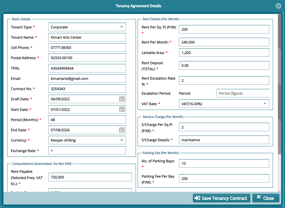 new agreement dialog box