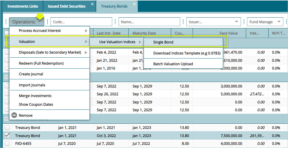 bond valuation