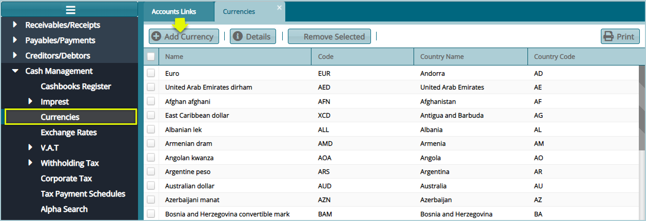 Currencies