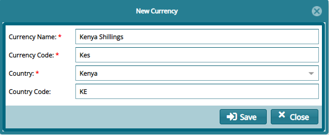 Add Currency