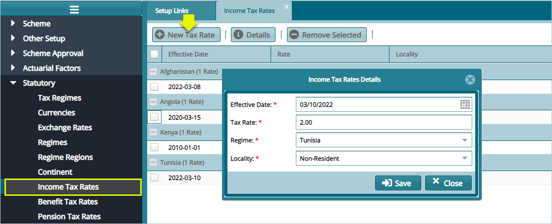 Income Tax Rates