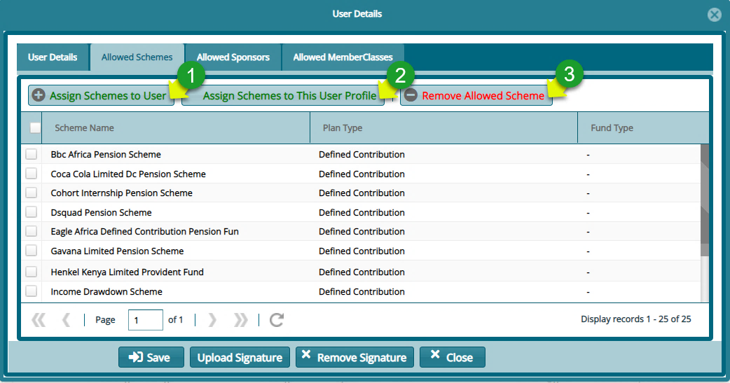 user details window image